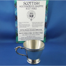 Celtic Christening Pewter Cup