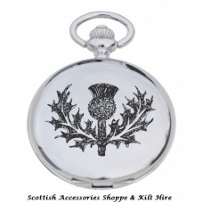 Pocket Watch Scottish Thistle