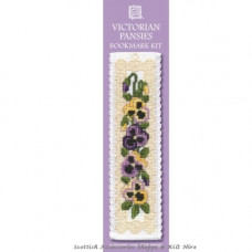 Bookmark Victorian Pansies