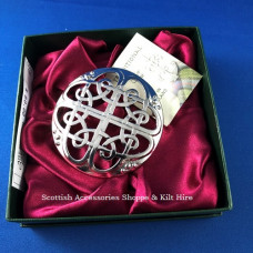 Cathedral Plaid Brooch