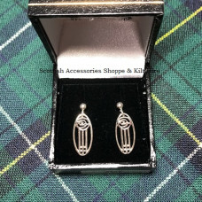 Mackintosh Glasgow Rose Drop Earrings